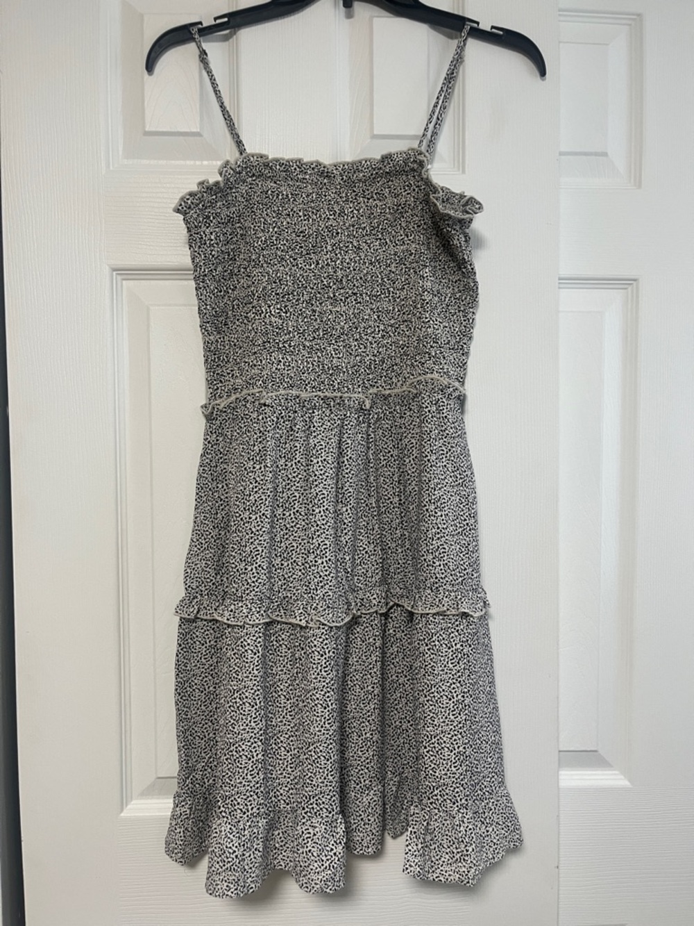 Jessica Simpson Tiered Ruffle Animal Print Dress